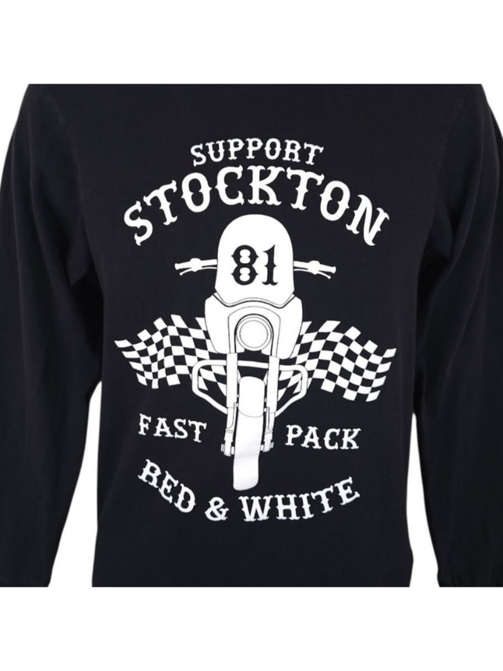 Support Stockton 81 T Shirt Mens Size Small Black Hells Angels Motorcycle Club